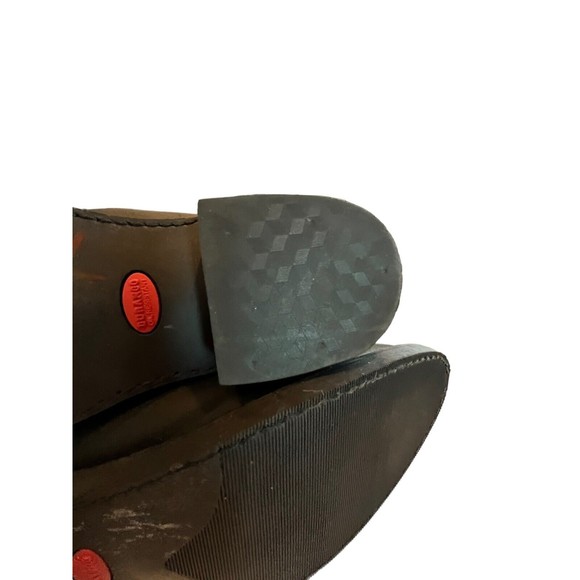 Durango Mens 11" Oiled (matte look) Black Leather Western Cowboy Boots Sz 11 EE - Picture 7 of 8